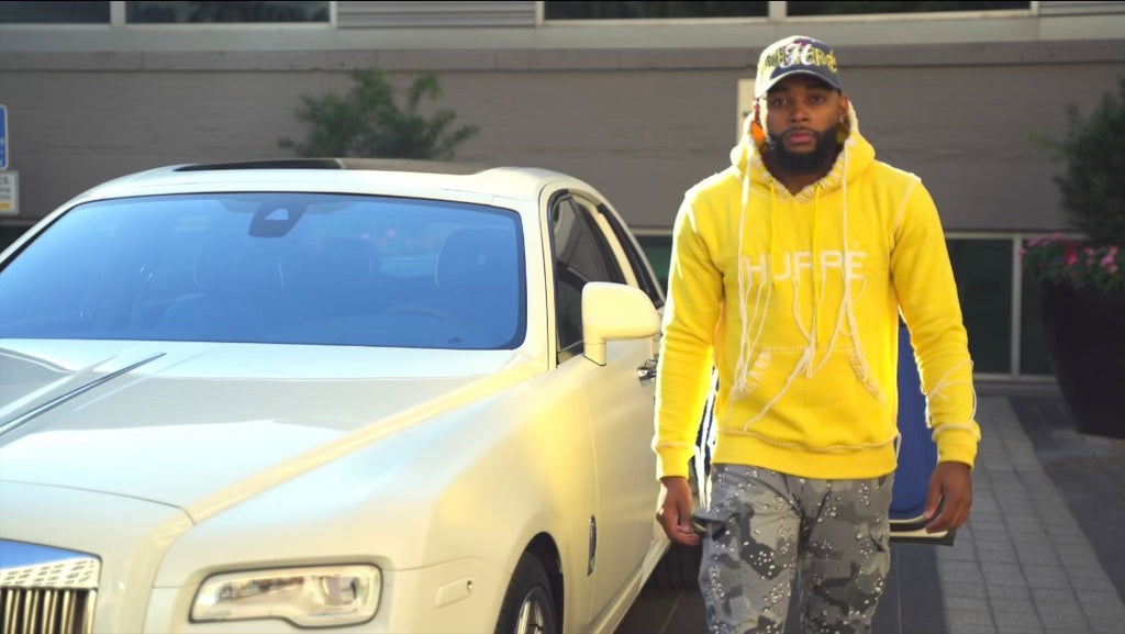 Huppe Official Yarn Hoodie - Yellow & White