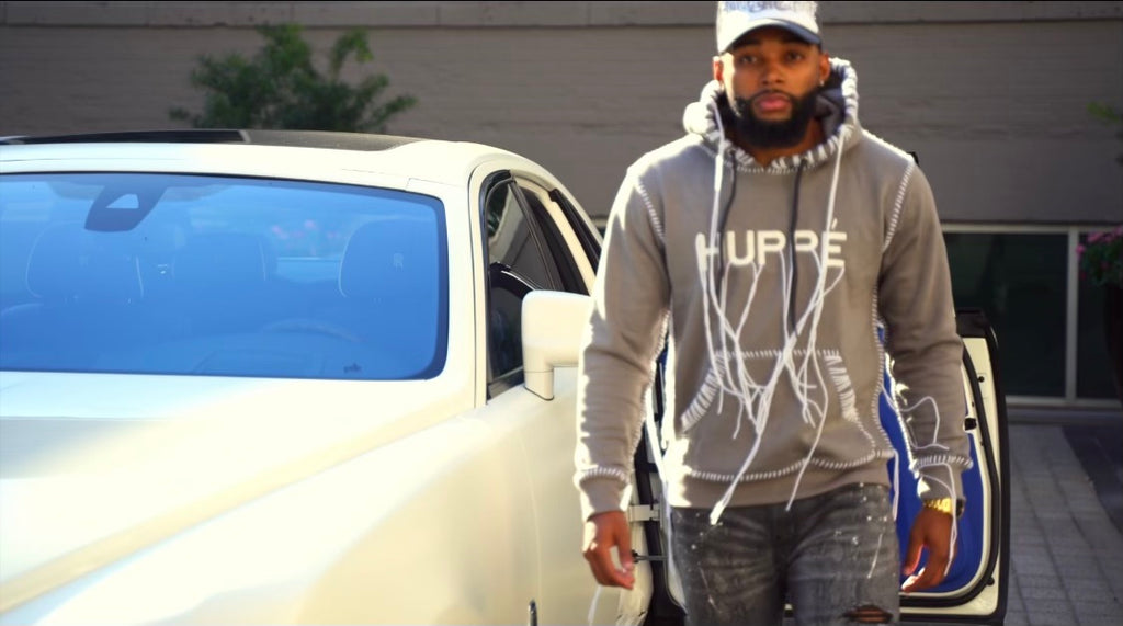 Huppe Official Yarn Hoodie - Grey & White