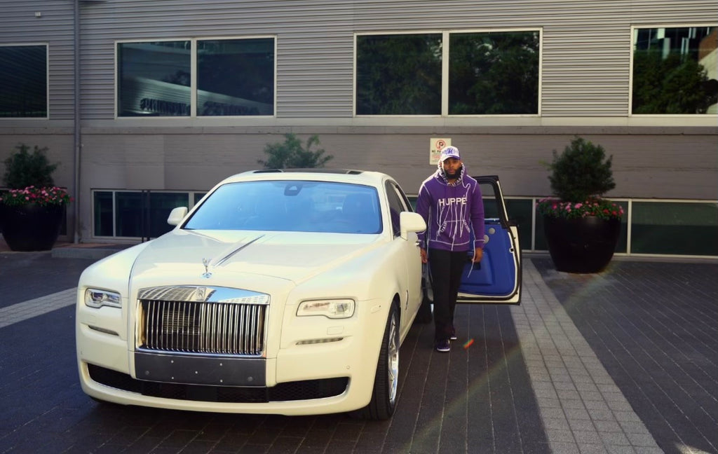 Huppe Official Yarn Hoodie - Purple & White