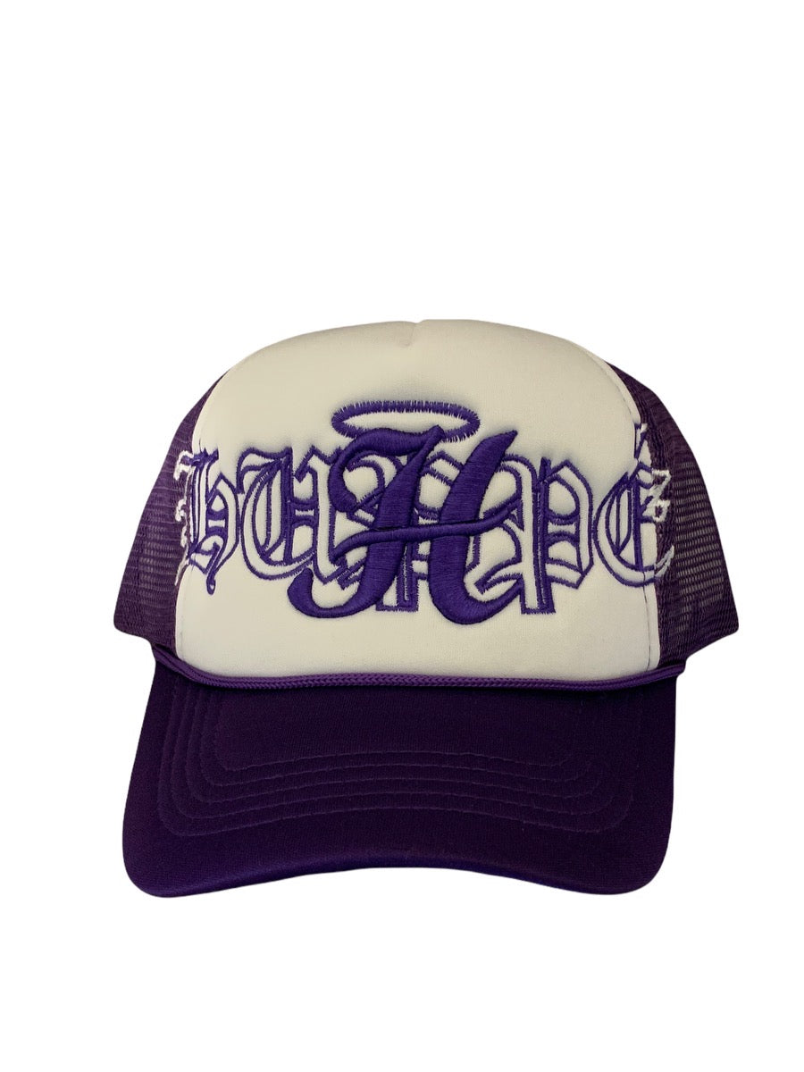 Huppe Official Hat - Purple & White