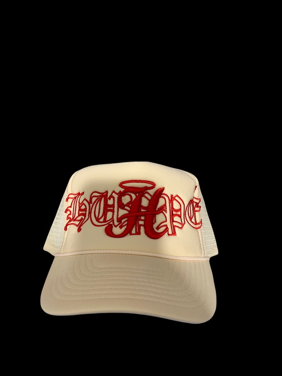 Huppe Official Hat - White & Red