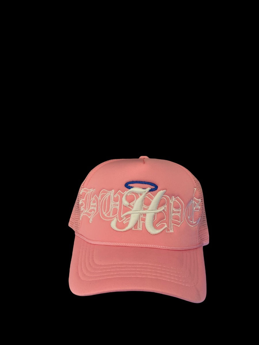 Huppe Official Hat - Pink & White
